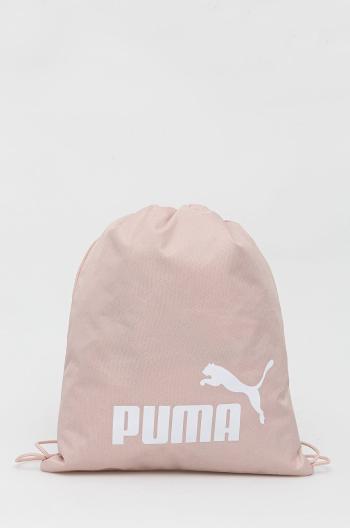 Batoh Puma růžová barva, s potiskem