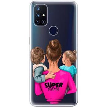 iSaprio Super Mama - Boy and Girl pro OnePlus Nord N10 5G (smboygirl-TPU3-OPn10)