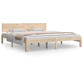Rám postele masivní dřevo 180 × 200 cm Super King, 810510 (810510)