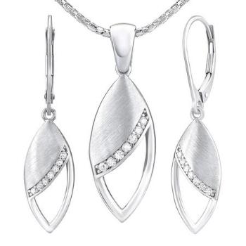 Silvego stříbrný set šperků Elise náušnice a přívěsek QRAEK016
