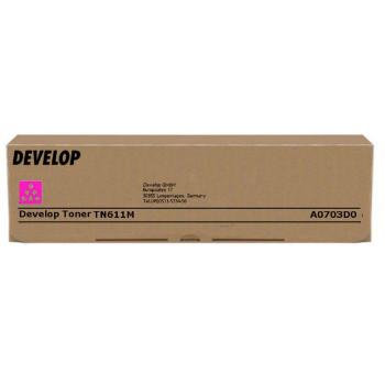 DEVELOP TN-611 (A0703D0) - originální toner, purpurový, 27000 stran