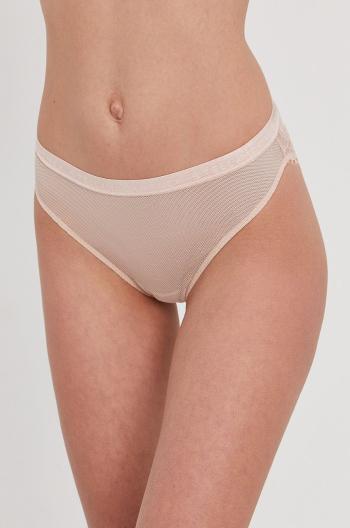 Kalhotky Stella McCartney Lingerie růžová barva, průhledné