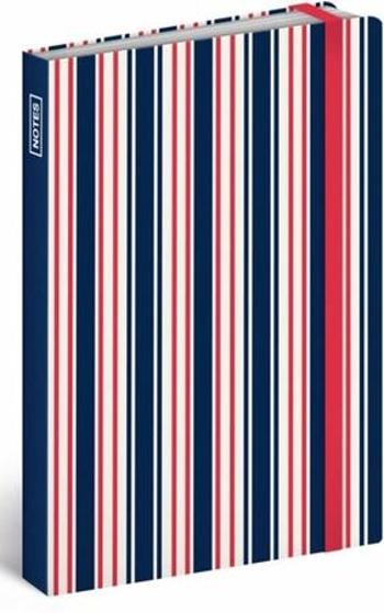 Presco Group Sailor Stripes linkovaný notes 10,5 x 15,8 cm