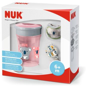 NUK Magic Cup & Space Set dárková sada pro děti Girl