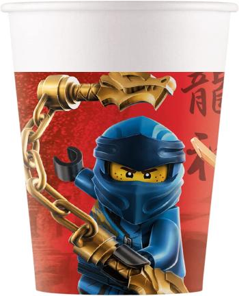 Procos Kvalitní kompostovatelné sklenice - Lego Ninjago 8 ks