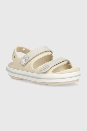 Dětské sandály Crocs CROCBAND CRUISER SANDAL šedá barva