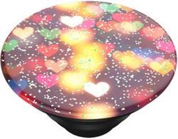 Stojan na mobilní telefon POPSOCKETS Glitter Bokeh Hearts N/A, vícebarevná