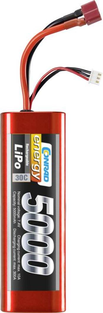 Akupack Li-Pol (modelářství) Conrad energy 1414160, 7.4 V, 5000 mAh