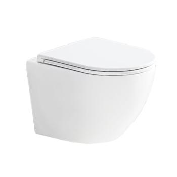 MEREO WC závěsné kapotované, Smart Flush RIMLESS, 495x360x370, keramické, vč. sedátka CSS113S VSD82T1