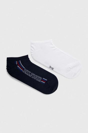 Ponožky Tommy Hilfiger 2-pack pánské, tmavomodrá barva, 701227293