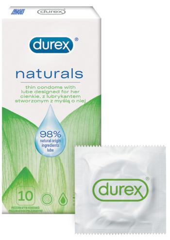 Durex Naturals Kondomy 10 ks