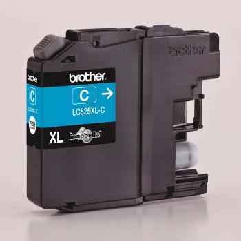 BROTHER LC-525-XL - originální cartridge, azurová, 1300 stran