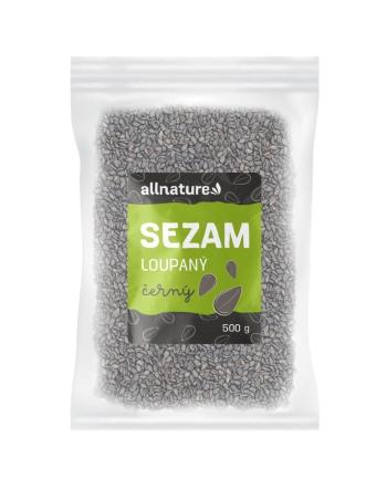Allnature Sezam černý loupaný 500 g