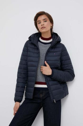 Bunda Tommy Hilfiger dámská, tmavomodrá barva, přechodná, WW0WW38927