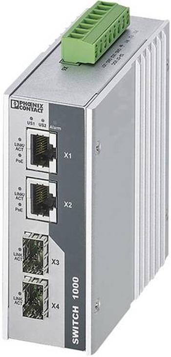 Průmyslový ethernetový switch Phoenix Contact, FL SWITCH 1000T-2POE-GT-2SFP