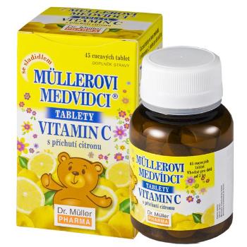 Dr. Müller Müllerovi medvídci s vitaminem C citron 45 tablet