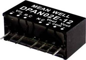 DC/DC měnič napětí, modul Mean Well DPAN02B-05, 200 mA, 2 W, Počet výstupů 2 x