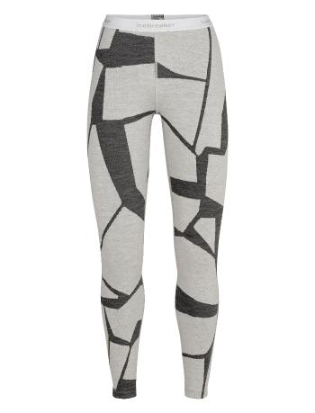 dámské merino spodky ICEBREAKER Wmns 250 Vertex Leggings  Landscapes, Snow/J velikost: L