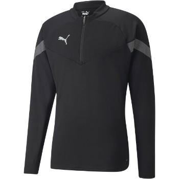 Puma TEAMFINAL TRAINING 1/4 ZIP TOP Pánská sportovní mikina, černá, velikost L