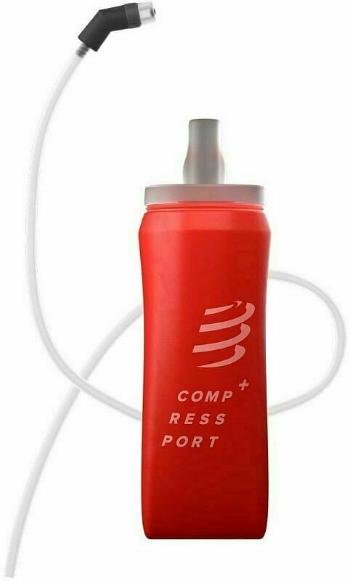 Compressport ErgoFlask 500ml + Tube Red 500 ml Láhev na běhání