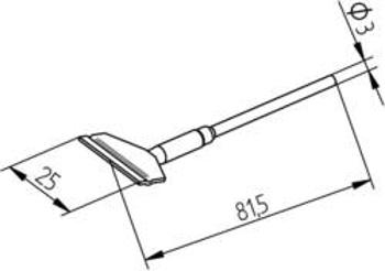 Odsávací hrot Ersa 0452FDLF250/SB Velikost hrotů 25 mm, 1 ks