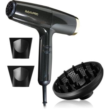 BaByliss PRO Falco Hair dryer BLACK & GOLD fén na vlasy s integrovanou ionizační funkci 1 ks