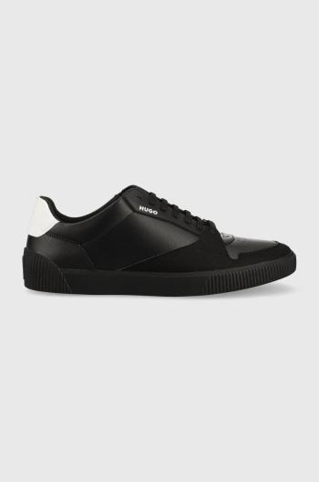 Sneakers boty HUGO Zero Tenn černá barva
