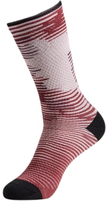 Specialized Soft Air Tall Sock - maroon blur 46+