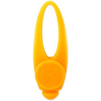 DOG FANTASY Přívěsek LED silikon oranžový 8 cm (8595091797073)