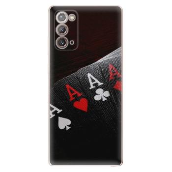 Odolné silikonové pouzdro iSaprio - Poker - Samsung Galaxy Note 20