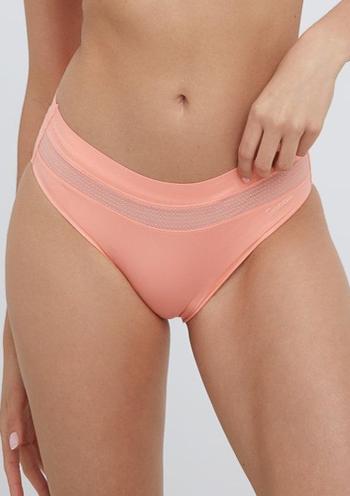 Dámské kalhotky Calvin Klein QF6048 XL Korálová2