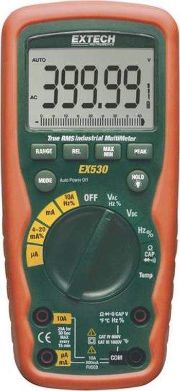 Digitální multimetr Extech EX530, 0,01 Ω - 40 MΩ, 0,001 Hz - 100 MHz, 0,01 nF - 40 mF, -45 - 750 °C