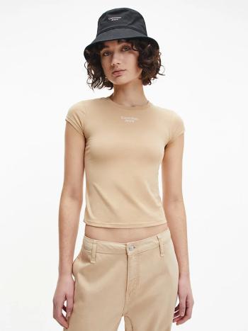 Calvin Klein dámské hnědé tričko - XS (AB0)