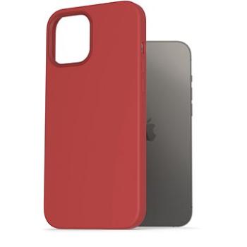 AlzaGuard Magnetic Silicone Case pro iPhone 12 Pro Max červené (AGD-PCMS003R)