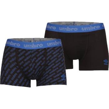 Umbro BOXER SHORT 2PACK Pánské boxerky, černá, velikost XXL