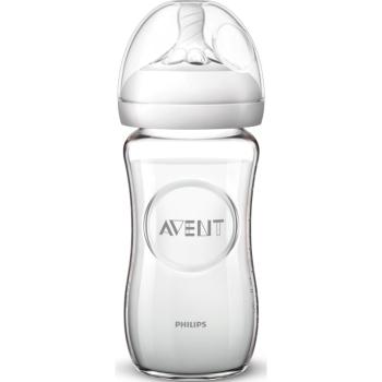 Philips Avent Natural Glass kojenecká láhev pro kojence 1m+ 240 ml
