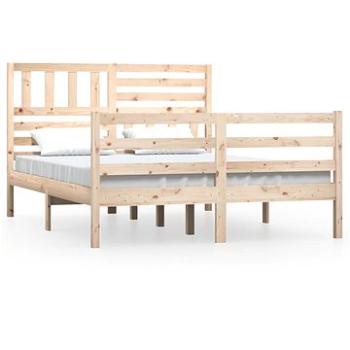 Rám postele masivní dřevo 150 × 200 cm King Size, 3101093 (3101093)