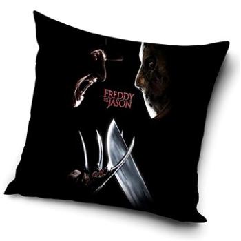 CARBOTEX povlak na polštářek Freddy Versus Jason 40×40 cm (5902689460630)