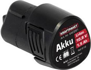 Náhradní akumulátor pro elektrické nářadí, Dino KRAFTPAKET AKKU 10,8V 1,5 Ah für Akku-Poliermaschine 640256 640281, 1.5 Ah