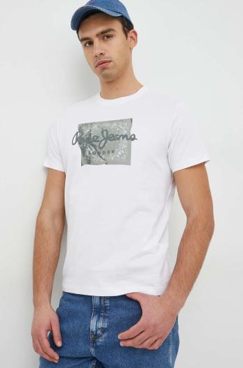 Bavlněné tričko Pepe Jeans alcott