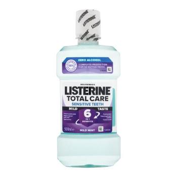 Listerine Total Care Sensitive Teeth Mild Taste Mouthwash 6 in 1 500 ml ústní voda unisex