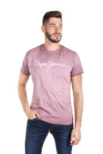 Pepe Jeans pánské fialové tričko West