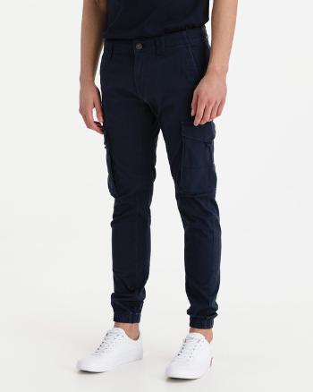 Jack & Jones Paul Flake Akm Cargo Kalhoty Modrá