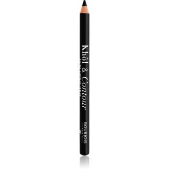 Bourjois Khôl & Contour Extra Longue Tenue dlouhotrvající tužka na oči s ořezávátkem odstín 001 Noir-issime 1,2 g