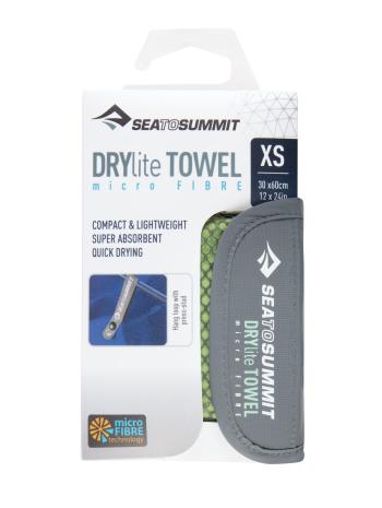 ručník SEA TO SUMMIT DryLite Towel velikost: X-Small 30 x 60 cm, barva: zelená