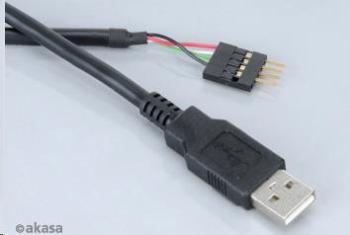 Akasa EXUSBIE-40 USB, prodlužovací, 40cm