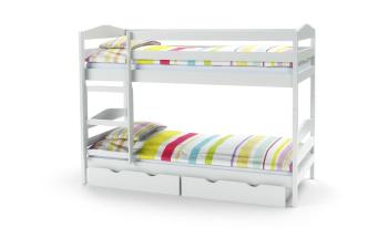 Dětská dvoupatrová postel SAM Halmar Bílá