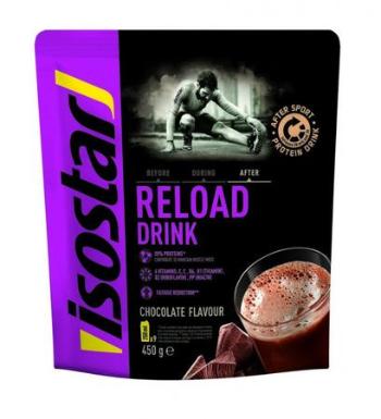 Isostar nápoj  RELOAD POWDER AFTER SPORT (Doy Pack) čokoláda 450g