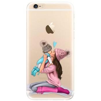iSaprio Kissing Mom - Brunette and Boy pro iPhone 6/ 6S (kmbruboy-TPU2_i6)