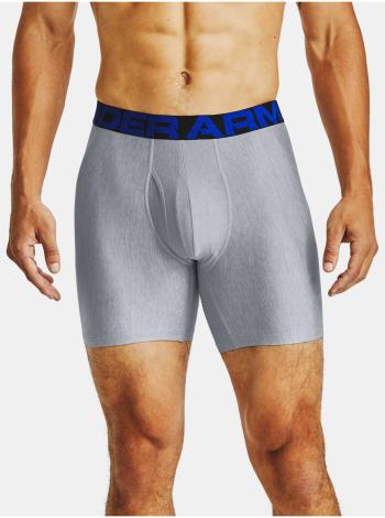 Šedé boxerky Under Armour UA Tech 6in 2 Pack